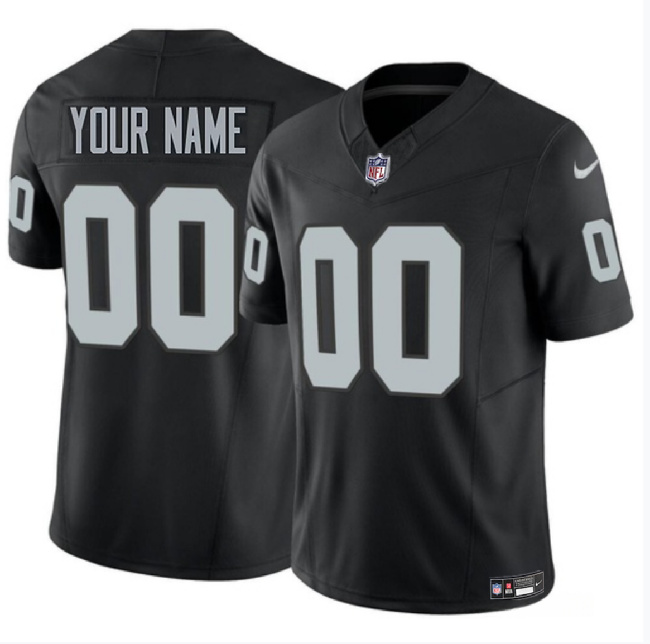 Youth Las Vegas Raiders Active Player Custom Black 2023 F.U.S.E. Vapor Untouchable Limited Football Stitched Jersey